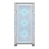 Cougar Uniface RGB Mid Tower White Case with 4 x ARGB Fans