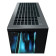 Arctic Xtender ARGB Mirror Tempered Glass w/ Vertical Mount Mid Tower PC Case - Black