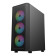 CiT Air Max Airflow Mid Tower PC Case with vibrant RGB lighting
