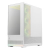 MSI MAG PANO 110R PZ ARGB Tempered Glass Mid Tower Gaming PC Case - White