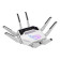 ASUS ROG Rapture GT-BE19000AI WiFi 7 Tri-Band Gaming Router - White