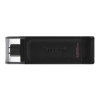 Kingston Technology 128GB USB Flash Drive DataTraveler 70 USB-C 3.2 - Black