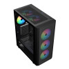 Stylish CiT Air Max ATX Gaming Case with tempered glass panel
