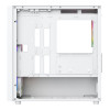 Vida Lucid Micro-ATX Tower Tempered Glass Gaming PC Case - White