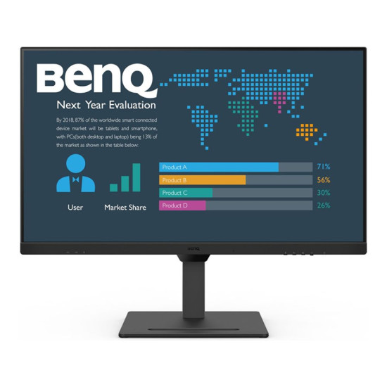 BenQ BL3290QT 31.5" Quad HD IPS LED Height Adjustable Built in Speakers EyeSafe Business Monitor 9H.LLMLA.TPE