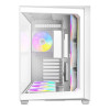 Antec C5 ARGB Tempered Glass Mid Tower Gaming PC Case - White