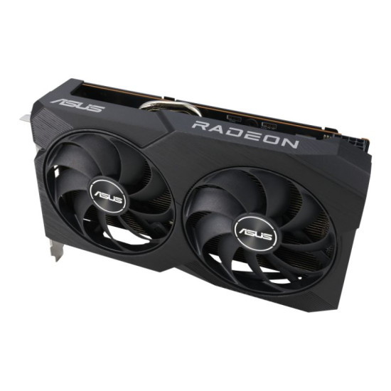 ASUS Dual Radeon RX 7600 V2 OC Edition with overclocked performance for smooth gaming experiences
