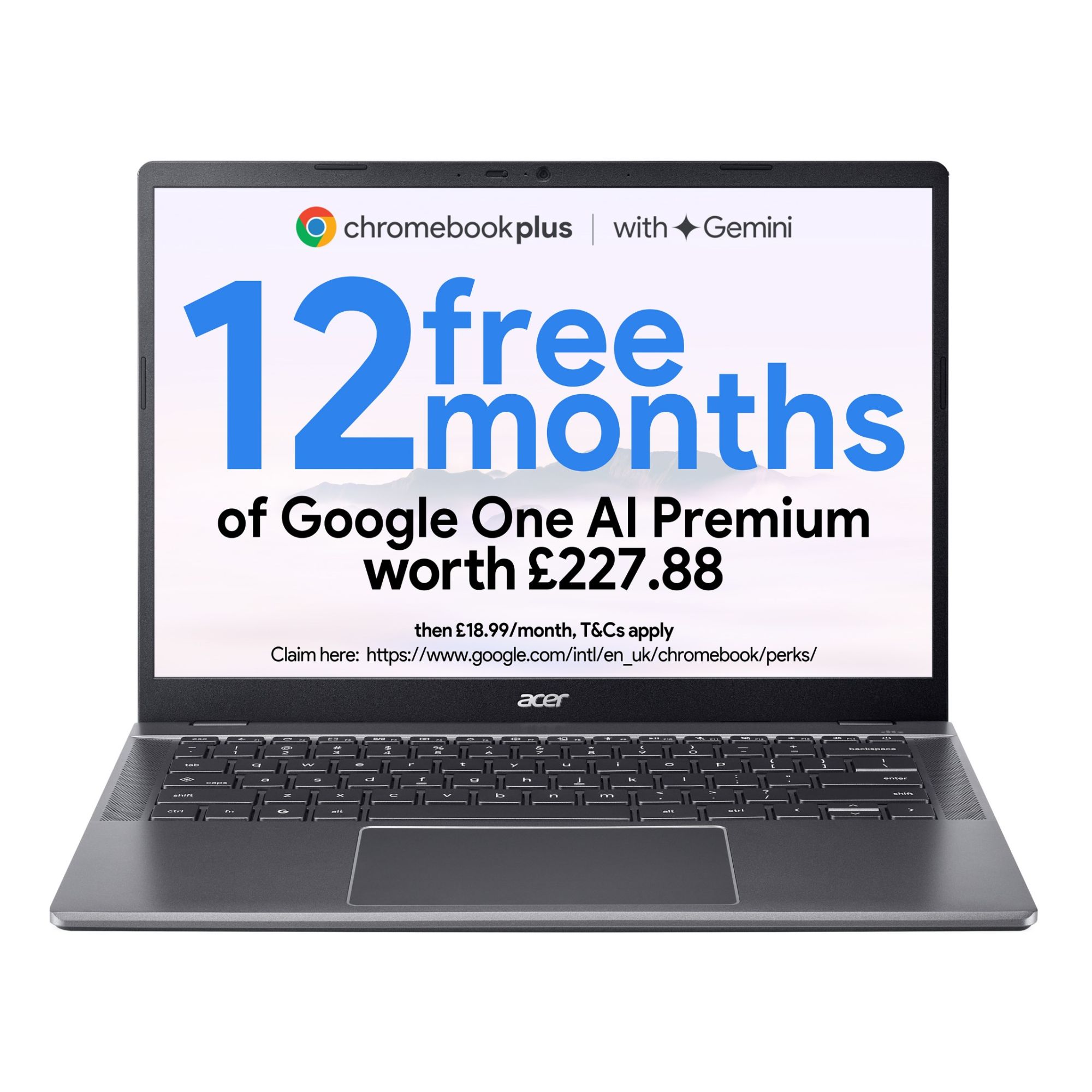 Acer Chromebook Plus 514 i3 8GB 256GB Laptop