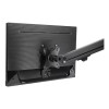 Neomounts FPMA-D650BLACK 17-27" Coil Spring Full Motion Desk Mount Single Monitor Arm - Black