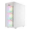 Gamdias AURA GC2 ELITE Tempered Glass Mid Tower Gaming PC Case - White