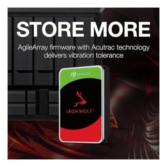 Seagate IronWolf 8TB 3.5" HDD for high-performance NAS systems

