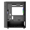 Vida Genesis Micro-ATX ARGB Tempered Glass Gaming PC Case - Black
