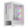 Vida Zephyr V2 Micro-ATX ARGB Tempered Glass Gaming PC Case - White