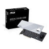 ASUS Hyper M.2 x16 Gen 4 NVMe Expansion Card with 4x M.2 Slots