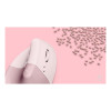 Logitech Lift Vertical RF Wireless Bluetooth Optical 4000 DPI Ergonomic Mouse - Pink