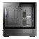 Antec Flux Rear Wood Tempered Glass Mid Tower Gaming PC Case - Black