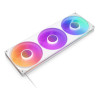 NZXT F420 RGB Core 140mm Pc Case Fans White Triple Pack