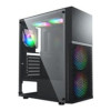 AVP X7 Mesh RGB Mid Tower Case with 3 x RGB Fans