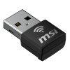 MSI AX 1800 Nano GUAX18N 1201 Mbps USB 2.0 Black Adapter