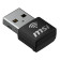 MSI AX 1800 Nano GUAX18N 1201 Mbps USB 2.0 Black Adapter