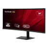 Viewsonic VA3420C 34" Curved IPS UWQHD USB-C Height Adjustable Monitor with Speakers