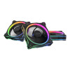 ASUS Prime MR120 ARGB 120mm Reverse PC Fan Triple Pack - Black