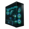 Arctic Xtender ARGB Tempered Glass w/ Vertical GPU Mount Mid Tower PC Case - Black