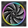 DeepCool FL12 120mm PWM Reverse PC Case Fan - Black 3 Pack