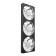 Refurbished NZXT F420 RGB Core 140mm Pc Case Fans Black Triple Pack