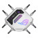 ASUS ROG Rapture GT-BE19000AI WiFi 7 Tri-Band Gaming Router - White