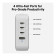 Hyper HyperJuice 100W USB-C GaN Safety Tested Travel Charger With 4 Ports - White