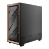 Antec Flux SE Wood Sound Dampened Mid Tower Gaming PC Case - Black