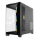 CiT DS360 Tempered Glass Mid-Tower ATX Gaming PC Case with 4 x CiT Pro Storm Fans - Black