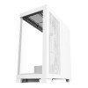 CiT Pro Diamond XR Tempered Glass Mid Tower Gaming PC Case - White