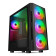 CiT Flash RGB Tempered Glass Micro ATX Gaming PC Case - Black