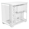 ASUS A32 PLUS ARGB Tempered Glass Dual-Chamber Mid-Tower Gaming PC Case - White