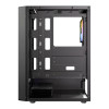 Antec AX26 RGB Elite Tempered Glass Mid Tower Gaming PC Case - Black