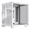 GameMax Infinity Mini microATX PC White Gaming PC Case - White