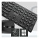 MSI FORGE K210 Wireless Combo Gaming Keyboard with Mouse - Black