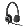 Poly Mission 625 Stereo Wired On-Ear AI Noise Reduction Headset - Black
