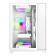 GameMax Infinity Mini microATX PC White Gaming PC Case - White
