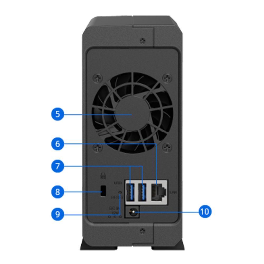 Synology DiskStation DS124 1-Bay NAS Enclosure
