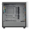CoolerMaster MasterBox 600 ARGB Mid Tower Tempered Glass PC Case - White