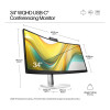 HP Series 5 Pro 534pm 34" Wide Quad HD 100Hz 5ms USB-C Height Adjustable Curved Conferencing Monitor with Speakers and Camera