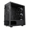 CiT Flash RGB Tempered Glass Micro ATX Gaming PC Case - Black
