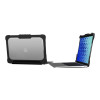 MAXCases Extreme Shell-L Anti-Shock Case for Macbook Air 13.6" - Clear Black