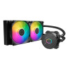 Refurbished - Cooler Master MasterLiquid 240L Core ARGB Intel/AMD CPU Liquid Cooler Black