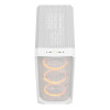 Fractal Design Meshify 3 Mid Tower Gaming PC Case - White RGB TG Light Tint