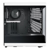 HYTE Y40 Mid Tower Panoramic Tempered Glass Gaming Case - Black and White