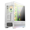 MSI MAG PANO 110R PZ ARGB Tempered Glass Mid Tower Gaming PC Case - White